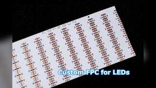 Carte de circuit FPC personnalisée pour l'éclairage LED