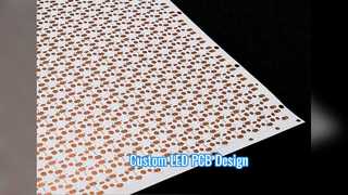 Conception de PCB LED flexible et personnalisée