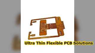 Conception et fabrication de PCB flexibles ultra fins personnalisés