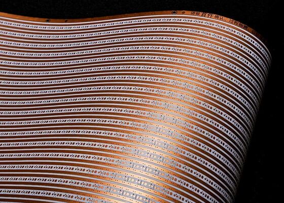 acheter Carte PCB flexible personnalisée 12V double couche film blanc pour éclairage de bande LED online manufacture