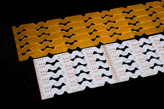 acheter FPC à bande LED à double couche avec niveau de protection incendie V0 et carte de circuit imprimé flexible personnalisable online manufacture