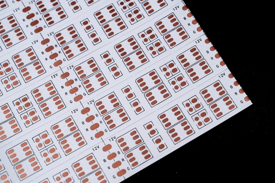 acheter FPCB d'usine pour circuit imprimé de bande LED, carte FPC de bande LED double couche et FPCB de 240 mm x 500 mm et ligne double rangée RGB en feuille de cuivre 5050 online manufacture