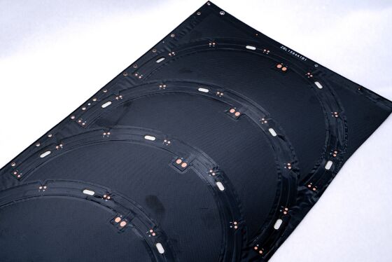 acheter Haute flexibilité 0,1 mm min. Ligne FPC flexible résistant de double couche FPC de carte électronique de la largeur 300°C online manufacture