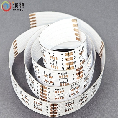 RGBW 4 en 1 COB PCB Flexible LED Strip Circuit Board Source sur mesure