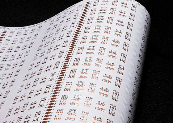 5050 30led/PCS 24V Film blanc à double face FPCB Circuits à bande LED flexibles