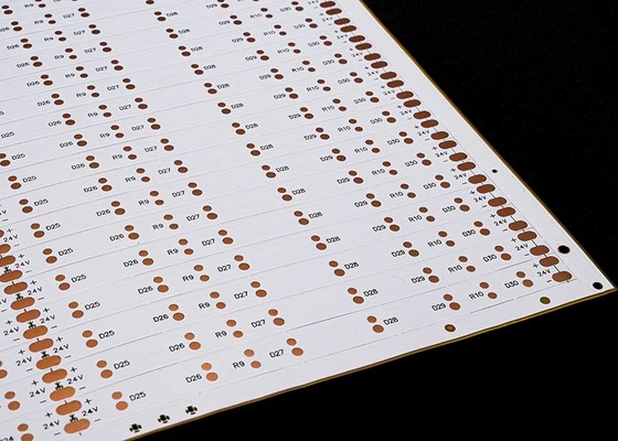 Circuit imprimé flexible FPCB à film blanc pour bande LED 2835 avec puce double face sur FPC