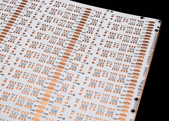 Tableau de circuits imprimés à bande LED à double face 5050 flexible avec 30 films blancs lumineux à LED