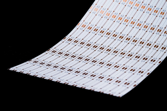 COB pour bande LED fpcb 2216-147leds /PCS-8*502-24V-argent ou plaque blanche fabricant de circuits imprimés flexibles