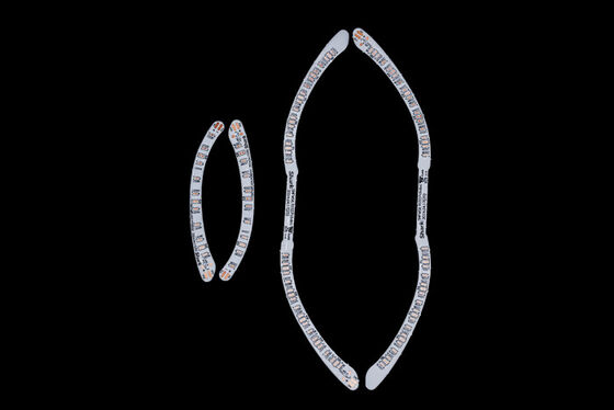 Circuit imprimé flexible double couche avec niveau de protection incendie V0 et services personnalisés pour lunettes IA et bandes LED