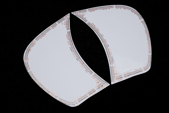 PCB flexible à double couche avec niveau de protection incendie V0 pour l'éclairage LED et les services personnalisés