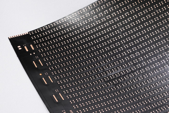 Assemblage de circuits imprimés flexibles sur mesure à double face texte noir LED écran d'affichage flexible FPC