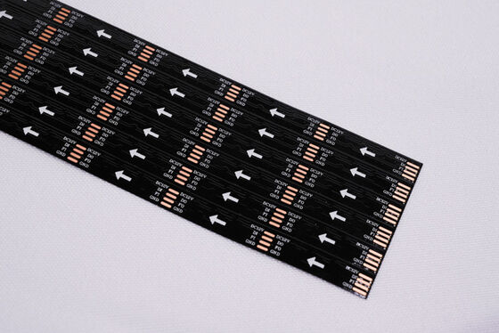 Carte de circuit imprimé flexible (FPC) DMX-512 iridescente avec niveau de protection incendie V0 pour traitement FPC IC 2811-2812 1903