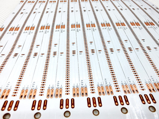 Plaque de circuit imprimé à LED à double face de précision flexible COB