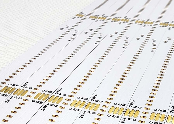 Tableau de circuit flexible à double couche LED COB PCB avec tableau blanc et texte noir