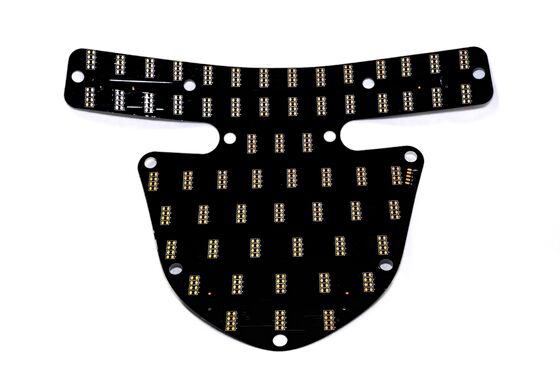 Plaque de circuit imprimé flexible à double couche personnalisable avec niveau de protection incendie V0 pour les appareils médicaux et cosmétiques