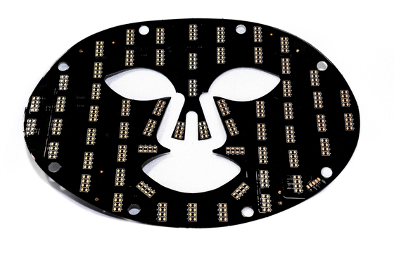 Tableau PCB de masque de beauté LED de haute précision personnalisable pour des performances optimales de l'appareil de soins de la peau
