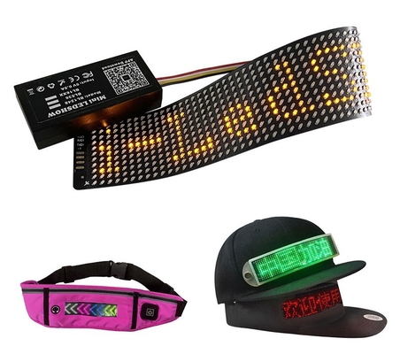 Panneau de displays LED fpcb d'usine Direct écran publicitaire LED à haute luminosité flexible imperméable à l'eau, léger et économe en énergie panneau d'affichage extérieur / intérieur pour événements, vente au détail et stades bricolage SMT