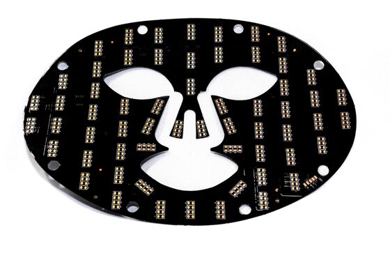 FPC personnalisé avec lampes LED Matériau de base de polyimide double couche OSP Antioxydant pour masque de beauté médicale