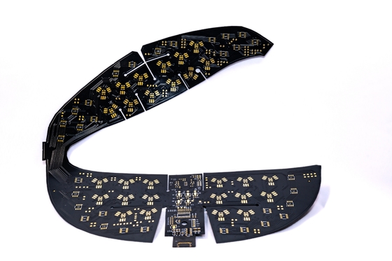 Protection du cou par LED de beauté médicale personnalisée Accessoires de câbles FPC Matériau de base de polyimide Circuit board flexible